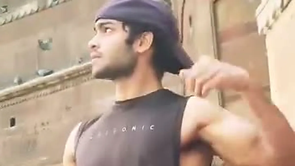 Coach Alok training at the gym in Gorakhpur